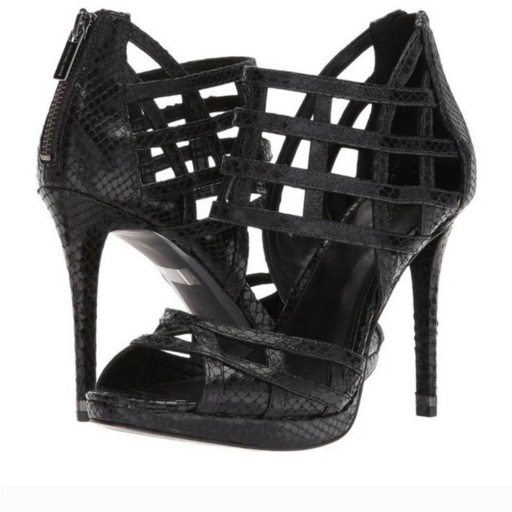 Michael Kors Black Strappy Heels